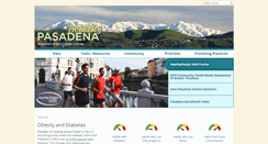 Desktop Screenshot of healthypasadena.org